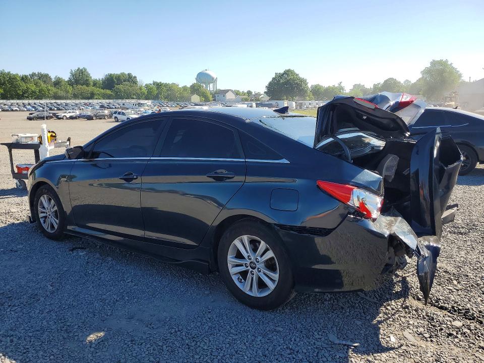 2014 Hyundai Sonata VIN 5NPEB4AC7EH813023 COPART salvage auction — REAR END, Nj - Cert Of Title-Salvage, sold $725 on 2026-07-02 (photo 2)