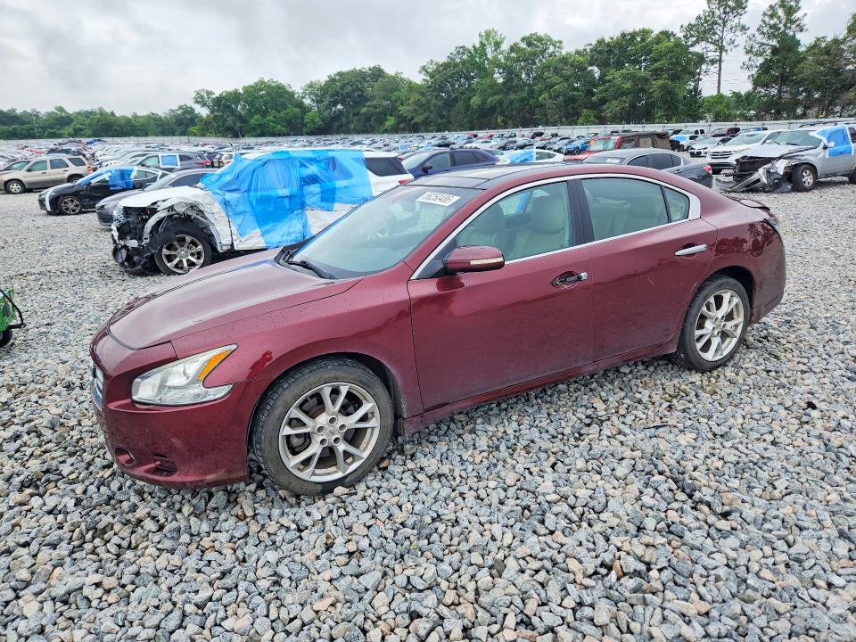 2012 Nissan Maxima VIN 1N4AA5APXCC859793 COPART salvage auction — REAR END, Ga - Cert Of Title-Rebuilt Salvage, sold $1,350 on 2026-07-02 (photo 1)