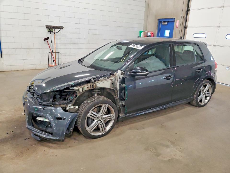 2012 Volkswagen VIN WVWPF7AJ6CW192104 COPART salvage auction — FRONT END, Mn - Cert Of Title-Salvage, sold $3,150 on 2026-07-16 (photo 1)