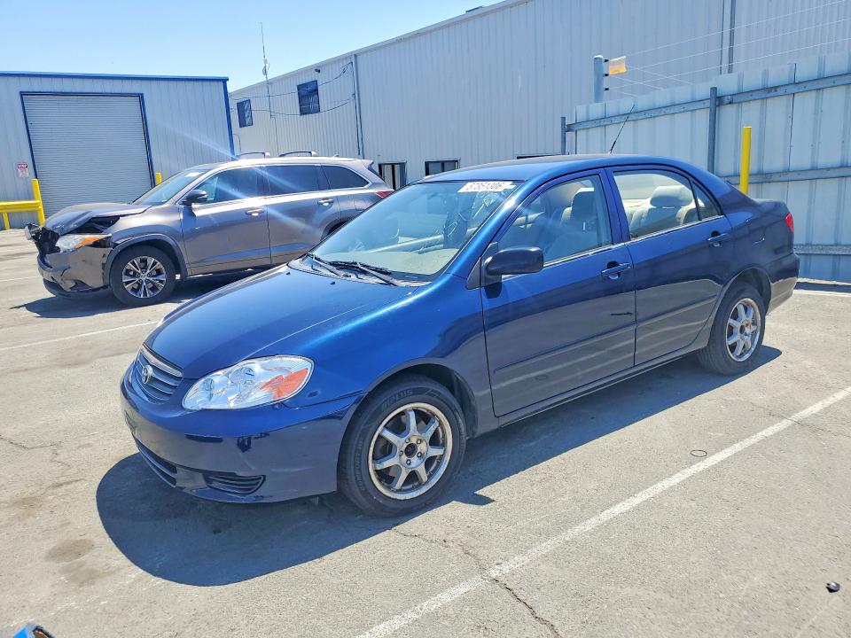 2003 Toyota Corolla VIN JTDBR32E630032982 COPART salvage auction — MINOR DENT/SCRATCHES, Ca - Salvage Certificate, sold $850 on 2026-07-06 (photo 1)
