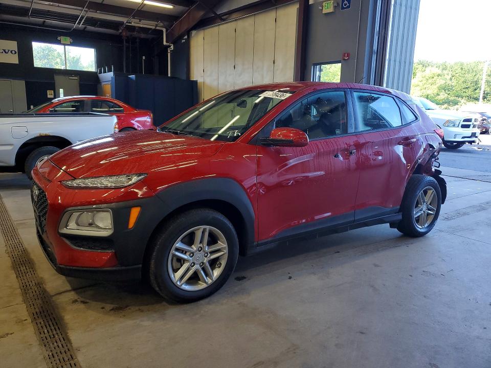 2021 Hyundai Kona VIN KM8K1CAA8MU711325 COPART salvage auction — REAR END, CT - CERTIFICATE OF TITLE (P), sold $9,200 on 2026-07-30 (photo 1)