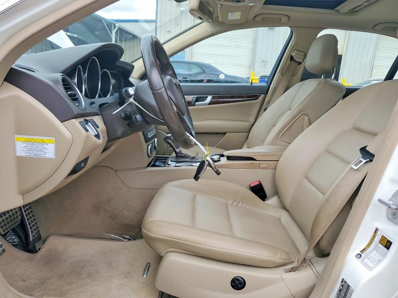 2014 Mercedes-benz VIN WDDGF4HB0ER315156 COPART salvage auction — WATER/FLOOD, Ga - Cert Of Title-Flood Salvage, sold $825 on 2026-07-02 (photo 7)