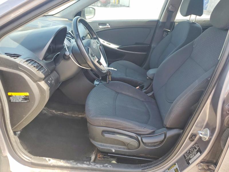 2013 Hyundai Accent VIN KMHCU5AE3DU138358 COPART salvage auction — REAR END, Ny - Mv-907A Salvage Certificate, sold $500 on 2026-07-20 (photo 7)