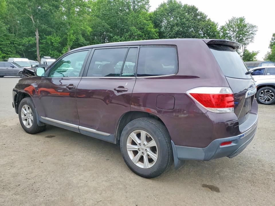 2011 Toyota Highlander VIN 5TDBK3EH5BS069396 COPART salvage auction — FRONT END, Ct - Cert Of Title-Salvage, sold $2,100 on 2026-07-02 (photo 2)