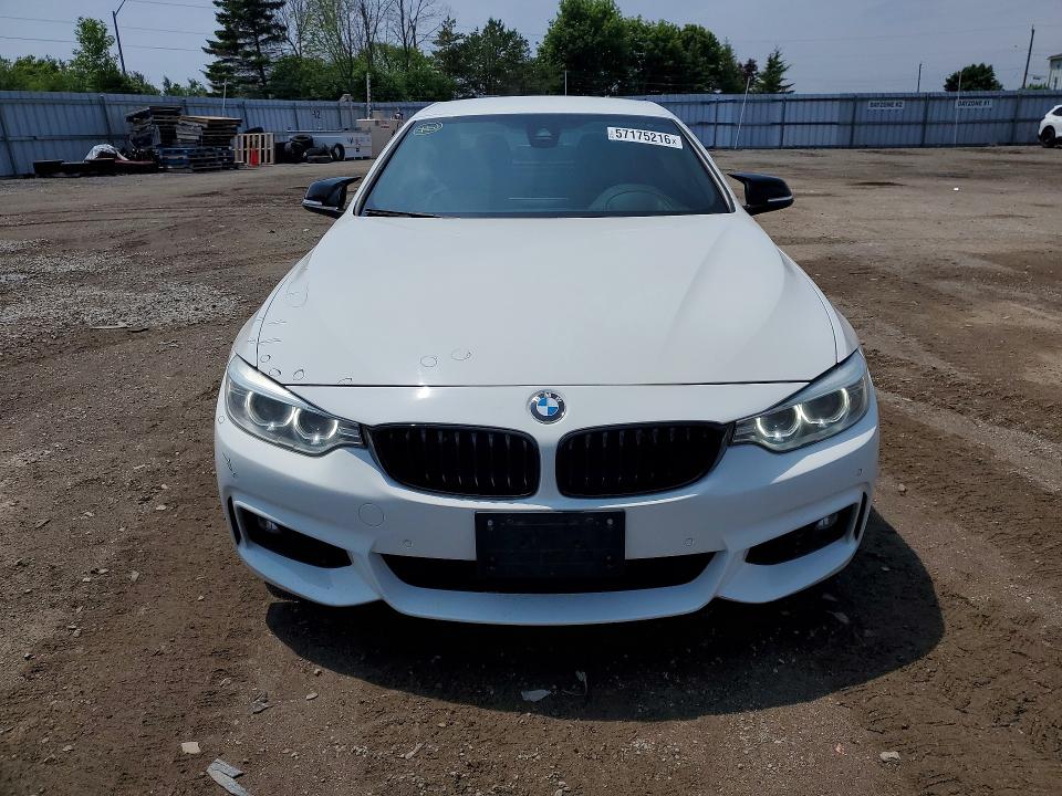 2015 BMW 4 series VIN WBA3T7C59FPW79221 COPART salvage auction — MINOR DENT/SCRATCHES, ON - PERMIT REBUILT - FIT (P), sold $6,600 on 2026-08-18 (photo 5)