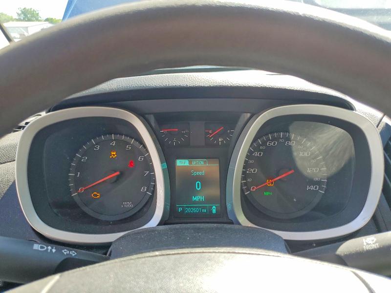 2013 Chevrolet Equinox VIN 2GNALBEK1D6259828 COPART salvage auction — NORMAL WEAR, Nj - Certificate Of Title, sold $425 on 2026-07-09 (photo 9)