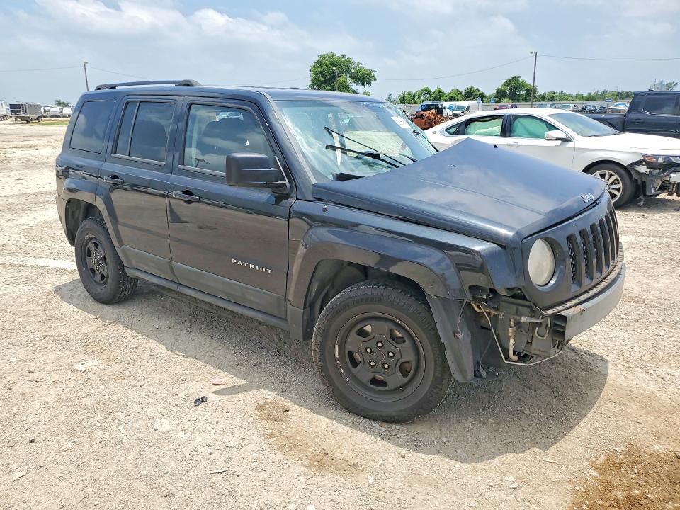 2011 Jeep Patriot VIN 1J4NF1GB6BD197845 COPART salvage auction — FRONT END, TX - SALVAGE VEHICLE TITLE (P), sold $775 on 2026-07-08 (photo 4)