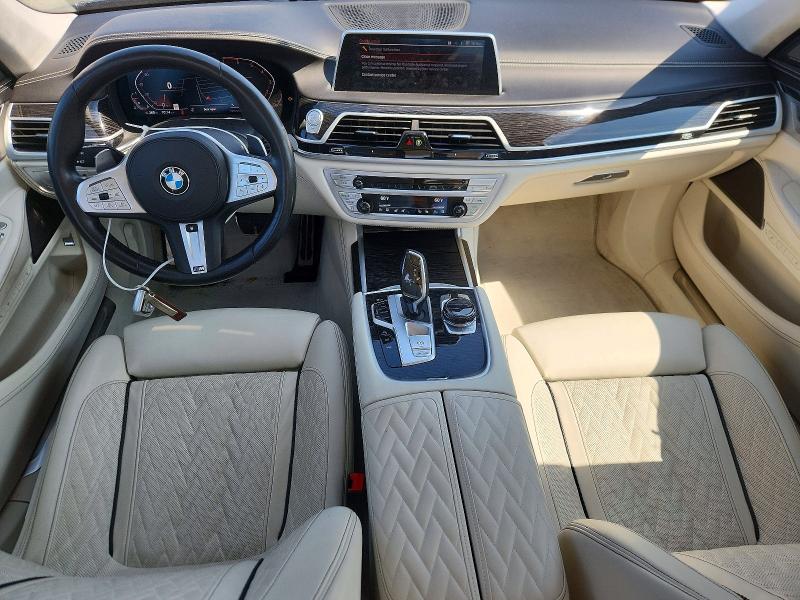 2021 BMW 7er VIN WBA7U2C00MCE62993 COPART salvage auction — FRONT END, Nj - Cert Of Title-Salvage, sold $12,500 on 2026-07-28 (photo 8)