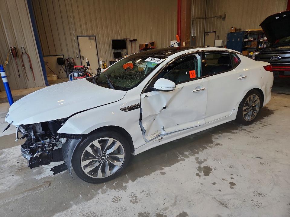 2014 Kia Optima VIN 5XXGR4A65EG323450 COPART salvage auction — FRONT END, Wi - Junked Vehicle Bill Of Sale, sold $275 on 2026-07-06 (photo 1)