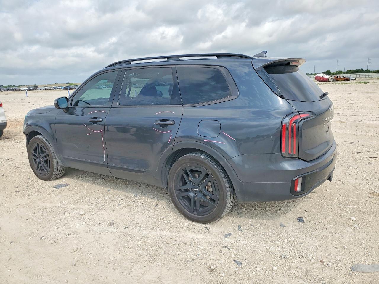 2024 Kia Telluride VIN 5XYP5DGC7RG481170 COPART salvage auction — Front End, TX - SALVAGE VEHICLE TITLE (P), sold $8,600 on 2026-07-09 (photo 2)