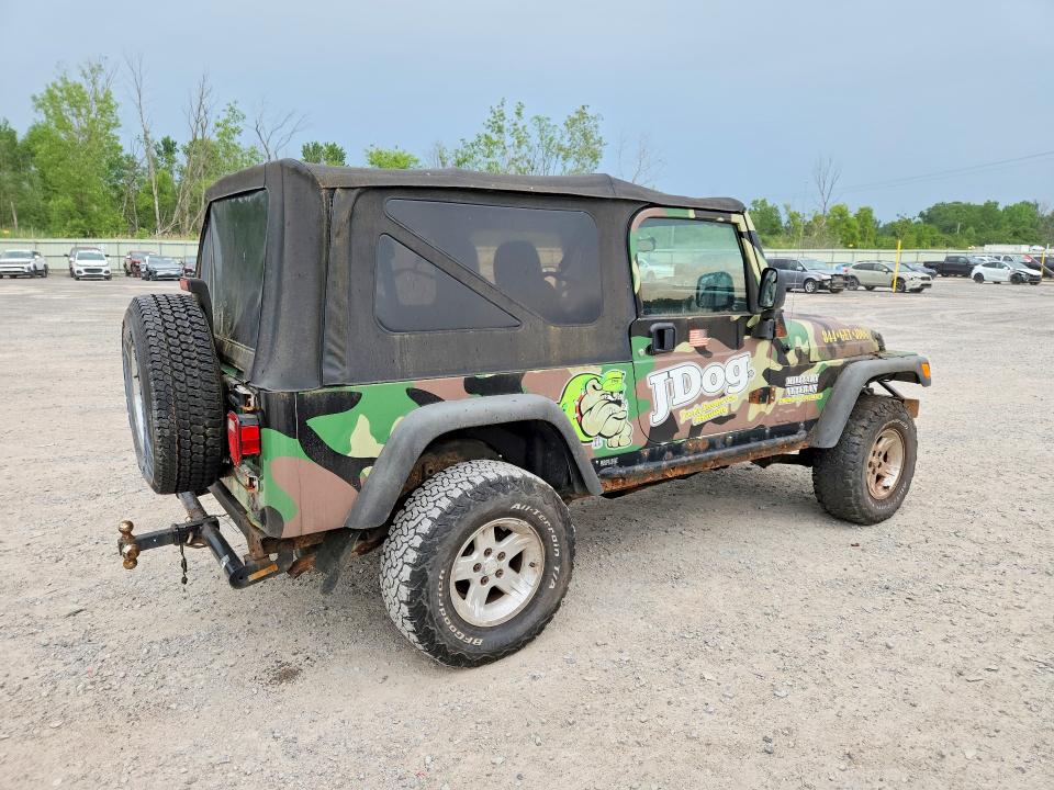 2006 Jeep Wrangler / VIN 1J4FA44S66P735134 COPART salvage auction — NORMAL WEAR, NY - CERTIFICATE OF TITLE, sold $550 on 2026-07-27 (photo 3)