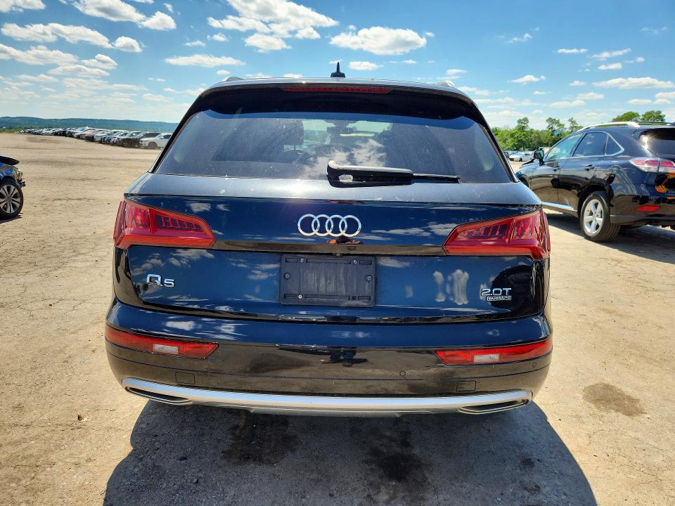 2018 Audi Q5 VIN WA1BNAFY1J2034459 COPART salvage auction — MECHANICAL, Pa - Cert Of Title, sold $6,100 on 2026-07-09 (photo 6)