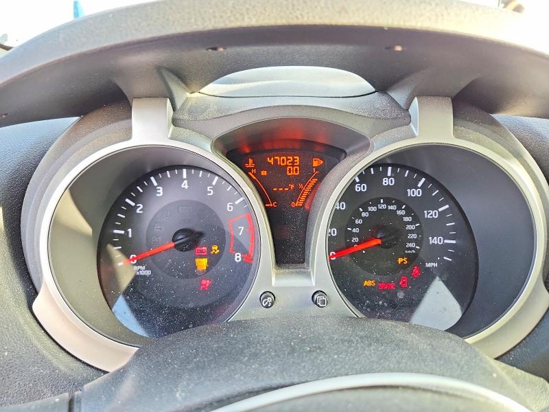 2014 Nissan Juke VIN JN8AF5MV7ET481333 COPART salvage auction — REAR END, Tx - Salvage Vehicle Title, sold $1,150 on 2026-07-09 (photo 9)
