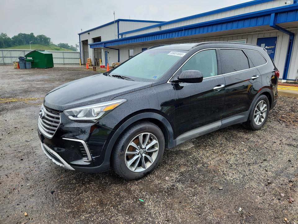 2017 Hyundai Santa fe VIN KM8SMDHFXHU176115 COPART salvage auction — MECHANICAL, Wi - Certificate Of Title, sold $2,300 on 2026-07-15 (photo 1)