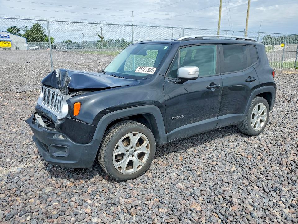 2015 Jeep VIN ZACCJBDT0FPB67465 COPART salvage auction — FRONT END, In - Cert Of Title-Salvage Title, sold $650 on 2026-07-28 (photo 1)