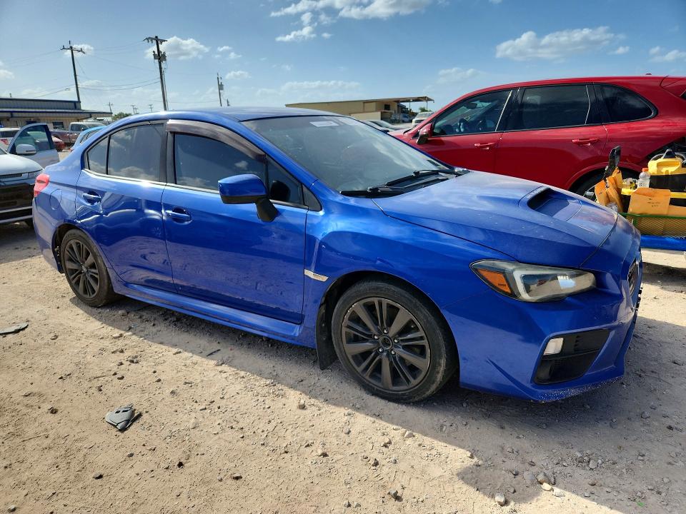 2015 Subaru Wrx VIN JF1VA1A67F9822171 COPART salvage auction — MINOR DENT/SCRATCHES, Tx - Certificate Of Title, sold $5,100 on 2026-07-30 (photo 4)