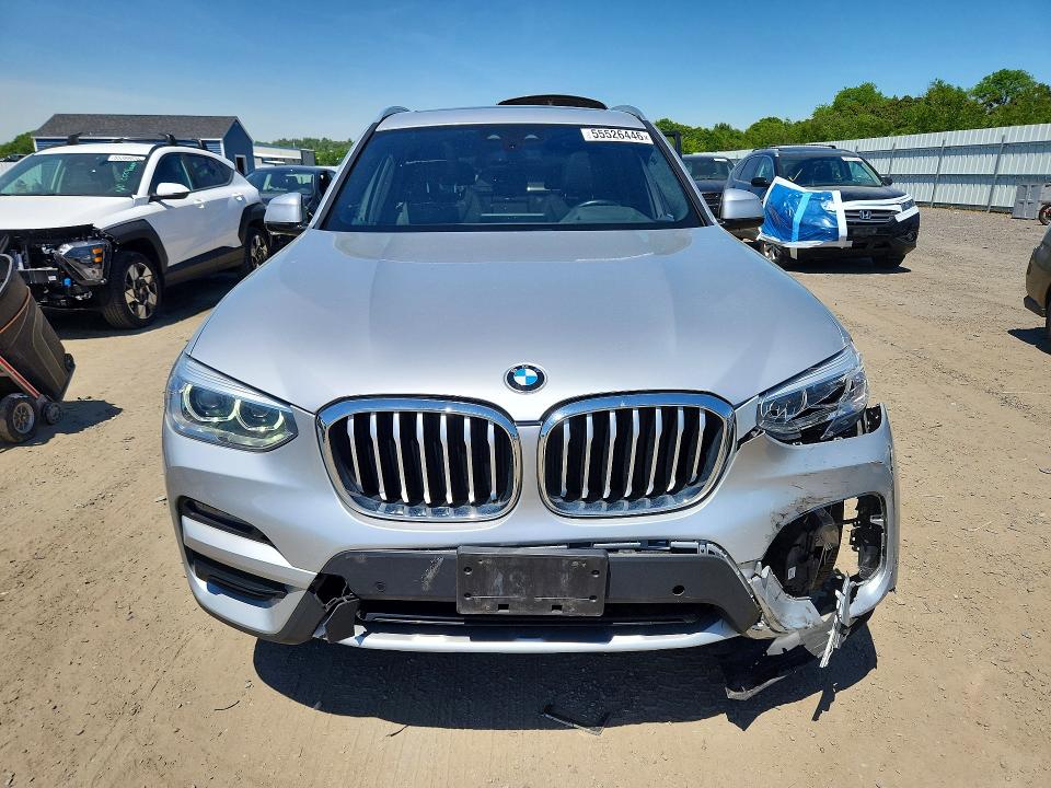 2021 BMW X3 VIN 5UXTY5C06M9H22123 COPART salvage auction — FRONT END, Ma - Cert Of Title-Salvage, sold $13,900 on 2026-07-22 (photo 5)