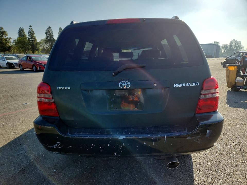 2003 Toyota Highlander VIN JTEGD21A130072752 COPART salvage auction — FRONT END, CA - SALVAGE CERTIFICATE, sold $425 on 2026-07-16 (photo 6)