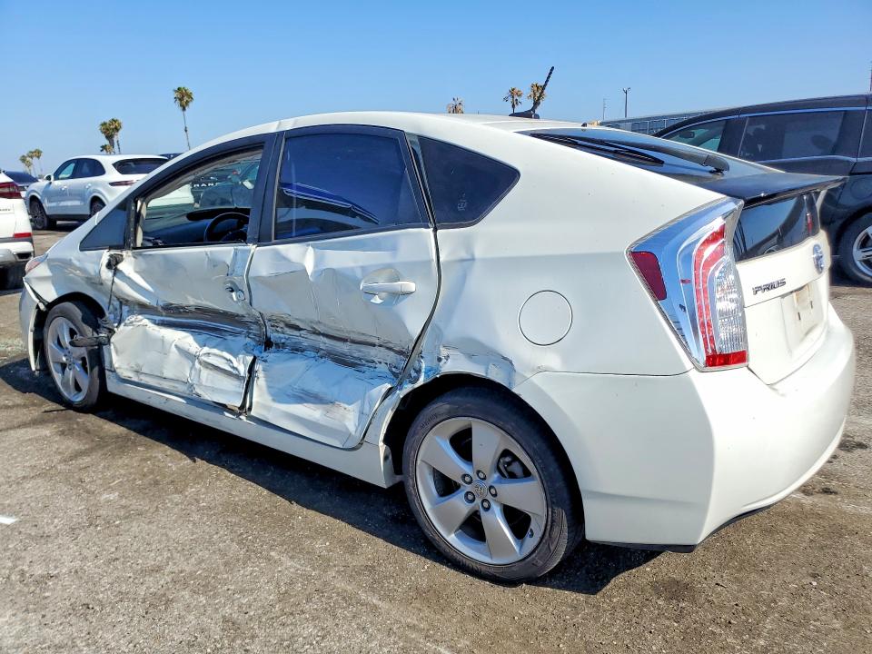 2014 Toyota VIN JTDKN3DU2E1755337 COPART salvage auction — SIDE, CA - SALVAGE CERTIFICATE, sold $2,300 on 2026-07-24 (photo 2)