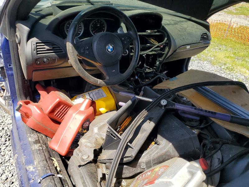 2006 BMW M6 VIN WBSEH93476B797547 COPART salvage auction — ALL OVER, Nj - Cert Of Title-Salvage, sold $350 on 2026-07-28 (photo 8)