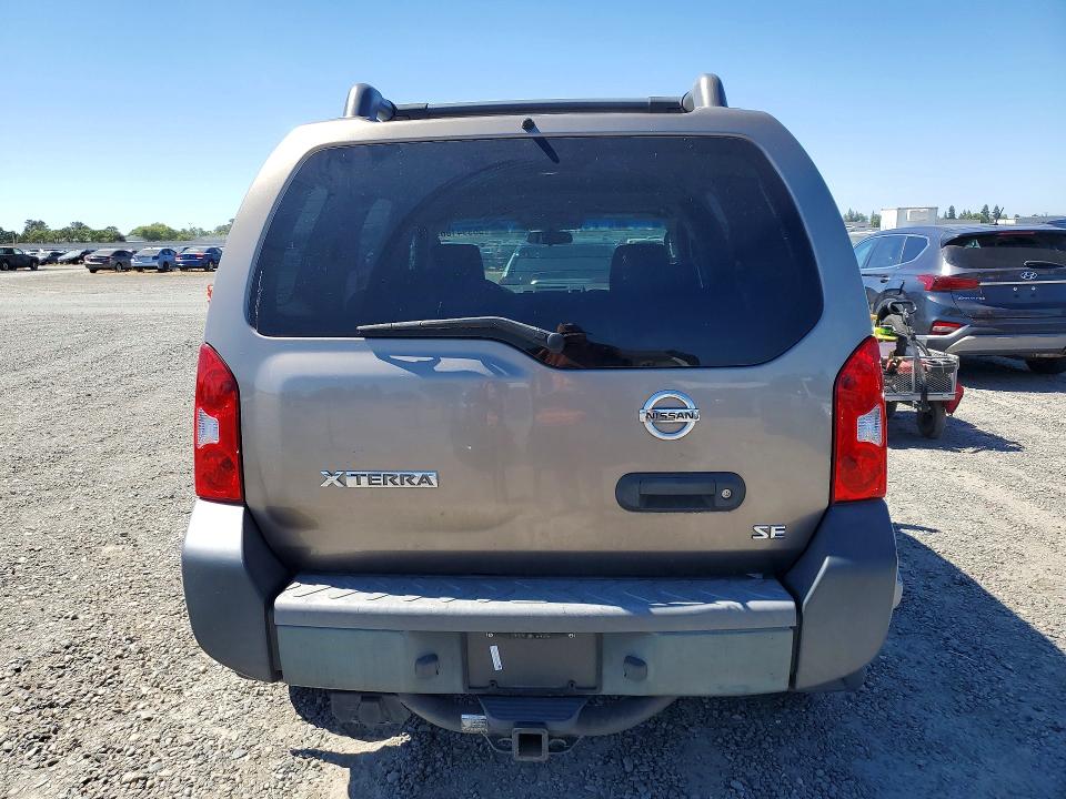 2006 Nissan Xterra VIN 5N1AN08U66C555258 COPART salvage auction — NORMAL WEAR, CA - DIS/DLR/EXP APP FOR DUP CLEAN, sold $650 on 2026-07-09 (photo 6)