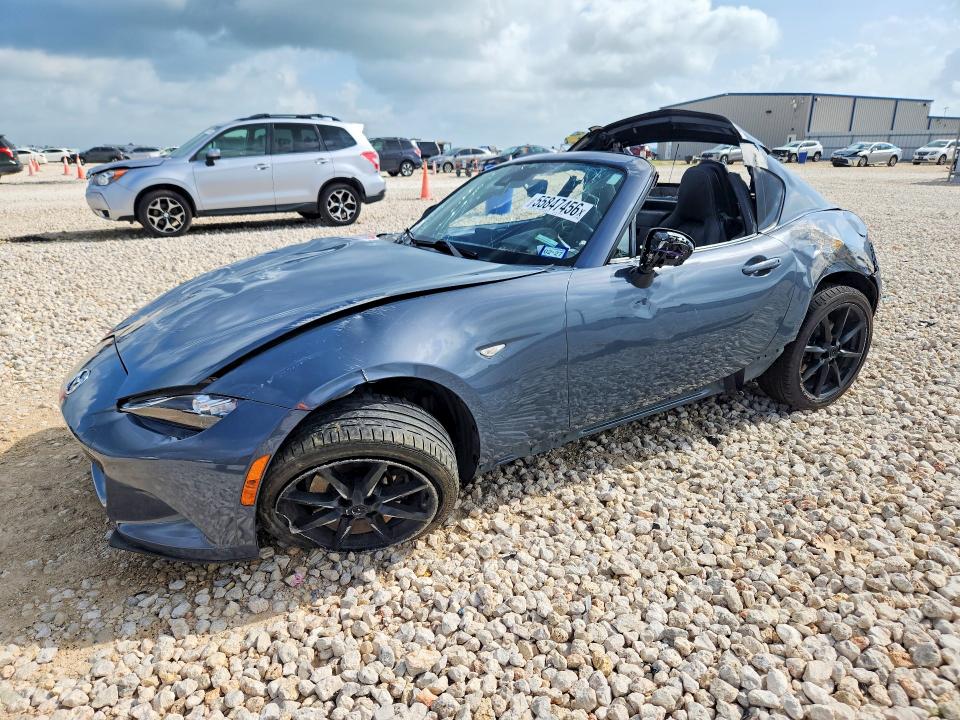 2021 Mazda Mx-5 miata VIN JM1NDAM72M0457924 COPART salvage auction — ALL OVER, Tx - Salvage Vehicle Title, sold $70 on 2026-07-30 (photo 1)