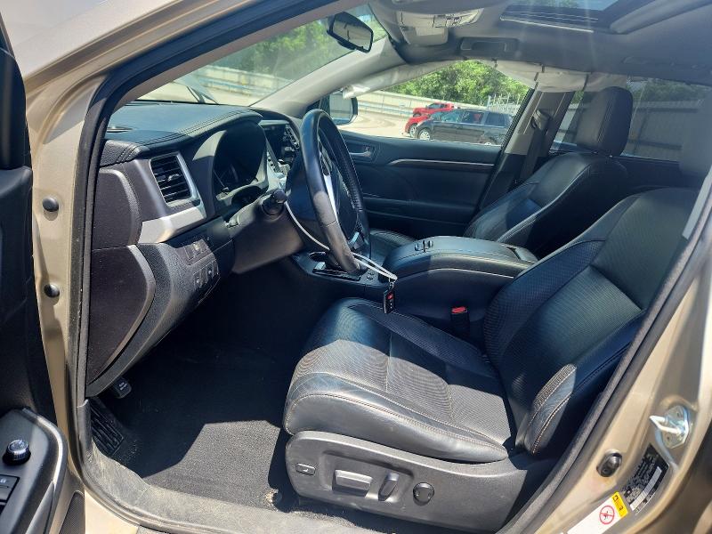 2015 Toyota Highlander VIN 5TDDKRFH5FS105524 COPART salvage auction — REAR END, Pa - Certificate Of Salvage, sold $8,200 on 2026-07-16 (photo 7)