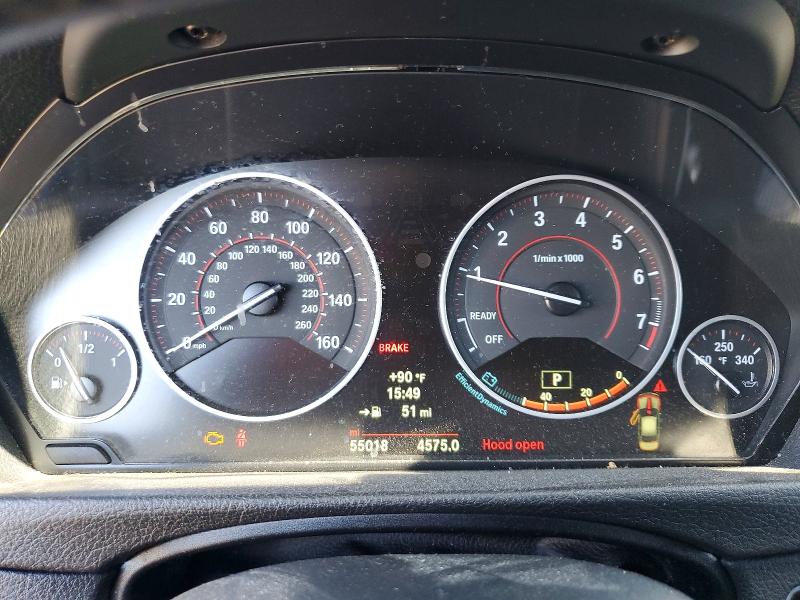 2014 BMW VIN WBA3A9C50EF479415 COPART salvage auction — FRONT END, CA - SALVAGE CERTIFICATE, sold $875 on 2026-07-27 (photo 9)