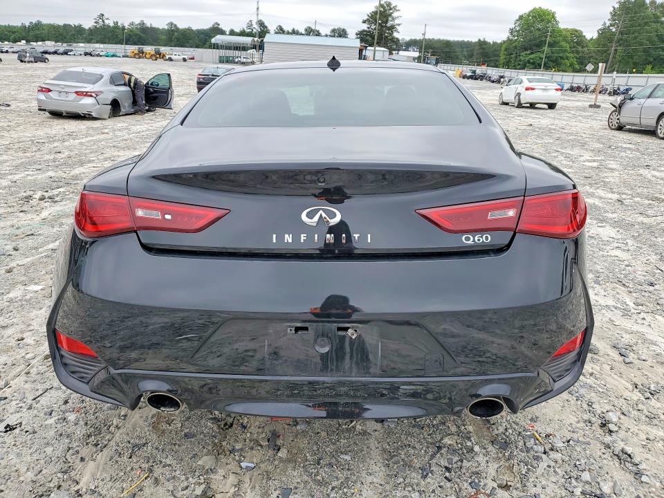 2018 Infiniti Q60 VIN JN1CV7EK7JM200548 COPART salvage auction — FRONT END, GA - CERT OF TITLE-SALVAGE (P), sold $3,250 on 2026-07-06 (photo 6)