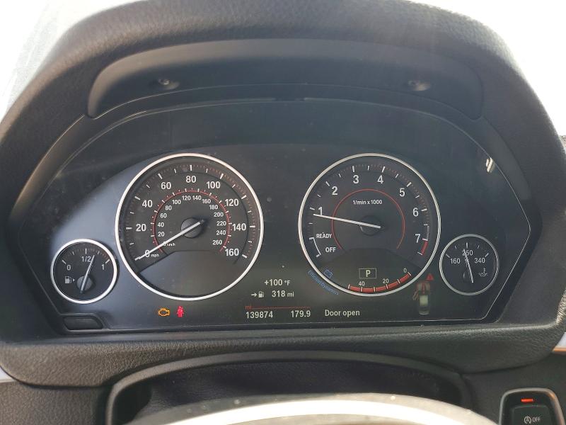 2017 BMW VIN WBA8B9G30HNU53127 COPART salvage auction — FRONT END, Tx - Salvage Vehicle Title, sold $100 on 2026-07-30 (photo 9)