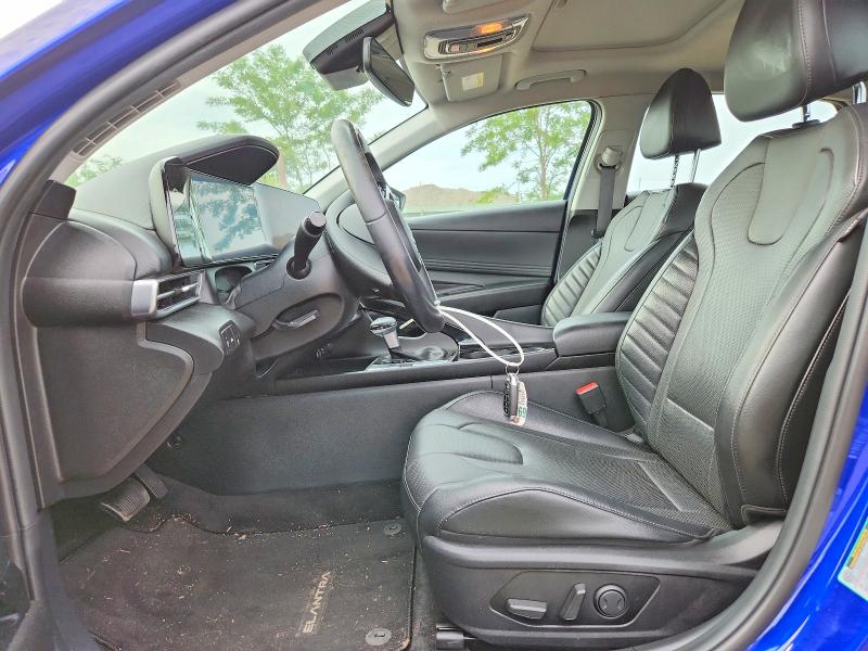 2023 Hyundai Elantra VIN KMHLP4AG0PU534772 COPART salvage auction — WATER/FLOOD, Salvage Title, sold $5,600 on 2026-07-13 (photo 7)