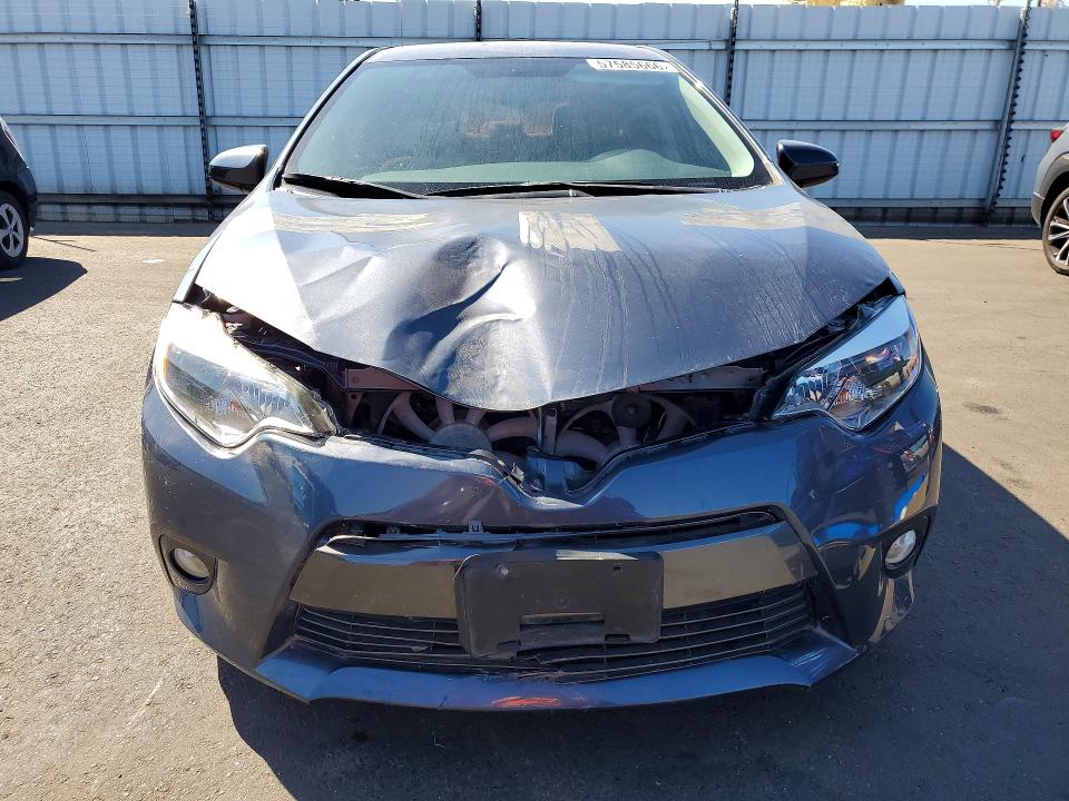 2016 Toyota Corolla VIN 5YFBURHE2GP433479 COPART salvage auction — FRONT END, Ca - Salvage Certificate, sold $4,900 on 2026-07-06 (photo 5)
