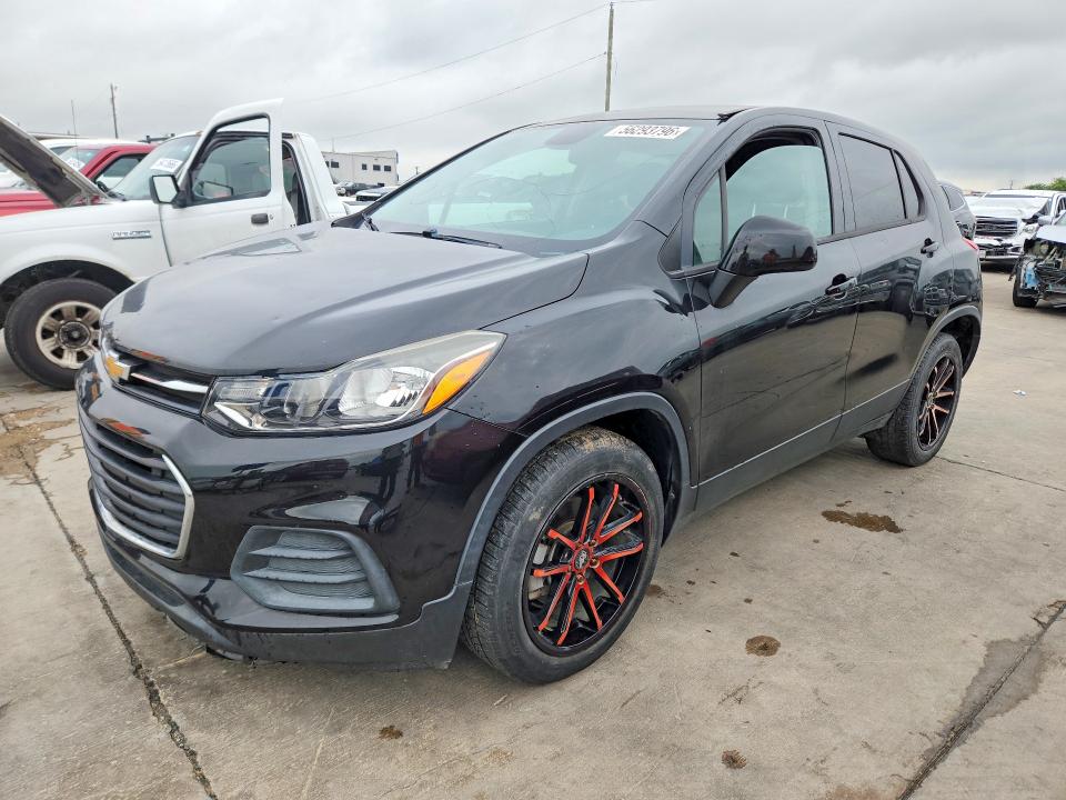 2020 Chevrolet VIN KL7CJKSB6LB040884 COPART salvage auction — HAIL, Tx - Cert Of Title-Rebuilt Salvage, sold $1,800 on 2026-07-02 (photo 1)