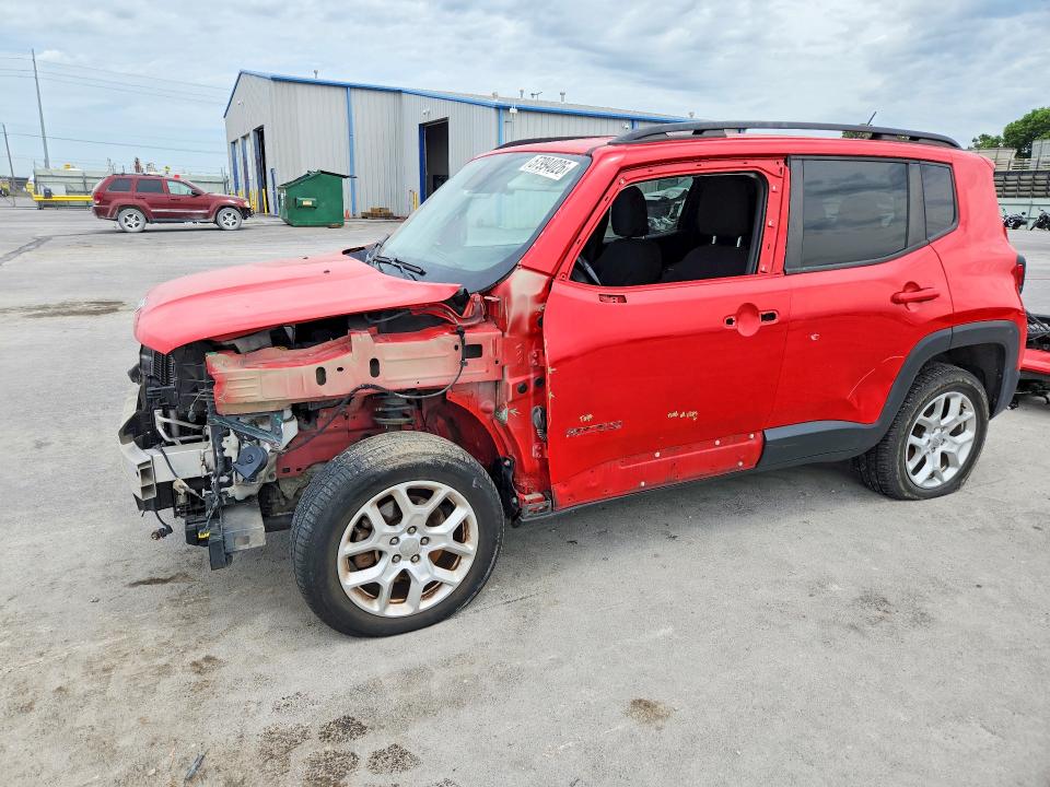 2016 Jeep Renegade VIN ZACCJBBT7GPE08285 COPART salvage auction — FRONT END, Ok - Cert Of Title-Salvage, sold $1,150 on 2026-07-17 (photo 1)