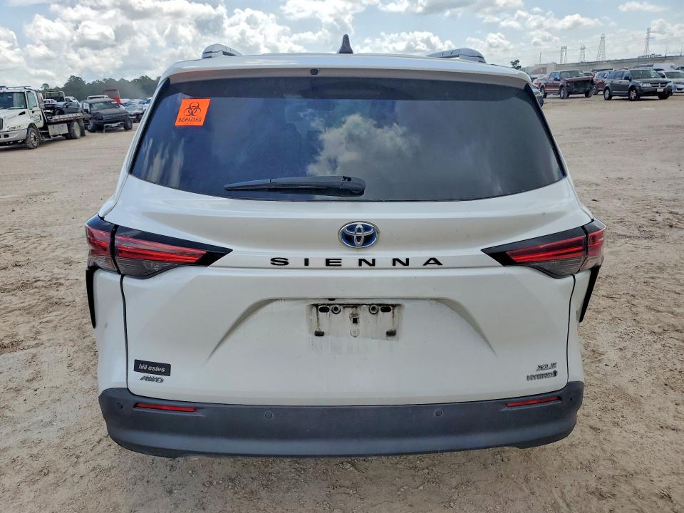 2022 Toyota Sienna VIN 5TDJSKFC2NS046655 COPART salvage auction — FRONT END, Tx - Salvage Vehicle Title, sold $8,700 on 2026-07-28 (photo 6)