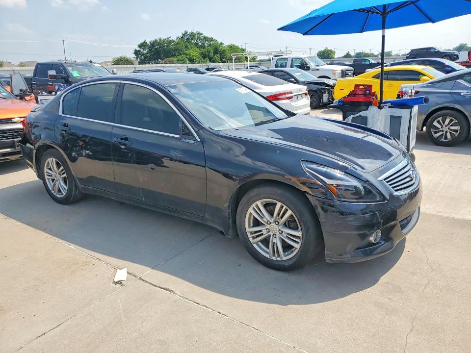 2013 Infiniti G VIN JN1CV6ARXDM750604 COPART salvage auction — REAR END, Wv - Salvage Certificate (P), sold $950 on 2026-07-11 (photo 4)
