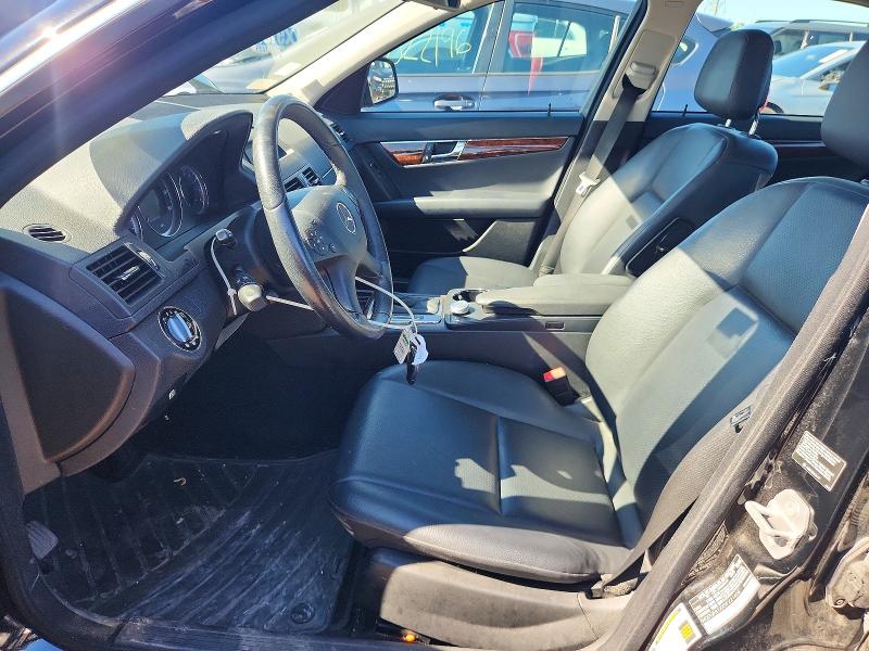 2009 Mercedes-benz C class VIN WDDGF81XX9F221404 COPART salvage auction — FRONT END, Il - Salvage Certificate, sold $850 on 2026-07-14 (photo 7)