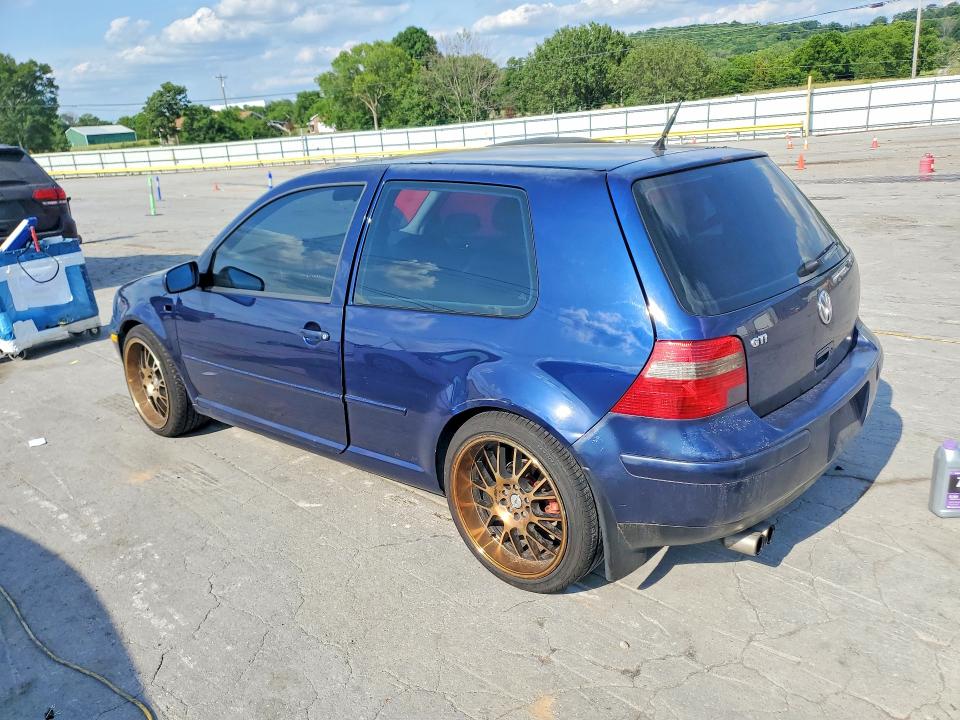 2002 Volkswagen Gti VIN 9BWDE61JX24050368 COPART salvage auction — MINOR DENT/SCRATCHES, Tn - Salvage Certificate, sold $400 on 2026-07-20 (photo 2)