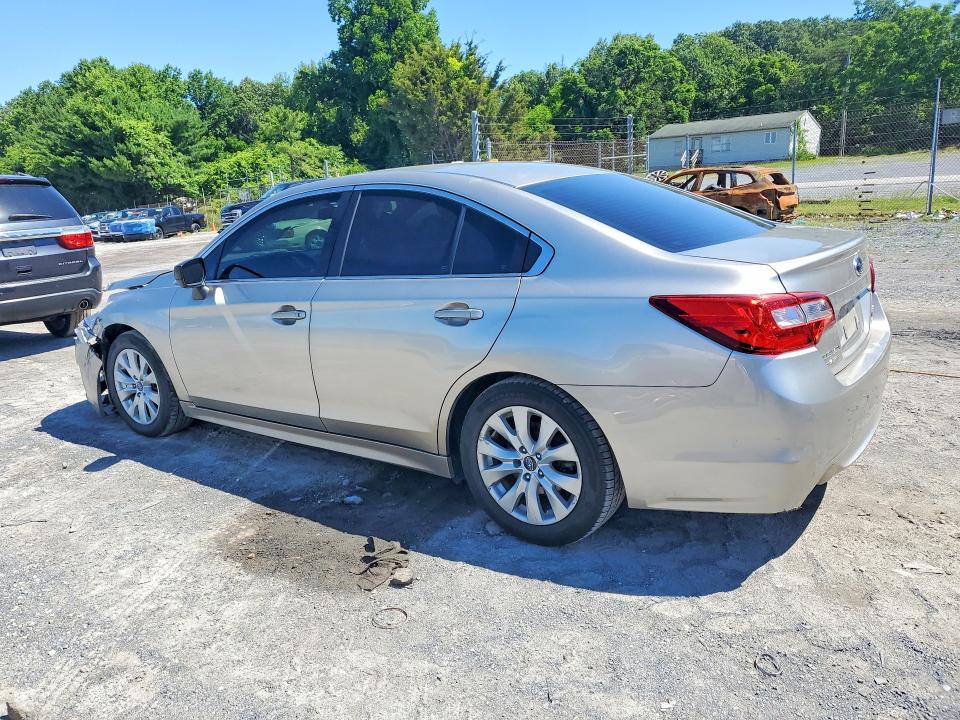 2016 Subaru LEGACY VIN 4S3BNAA6XG3018016 COPART salvage auction — FRONT END, PA - CERTIFICATE OF SALVAGE, sold $375 on 2026-07-02 (photo 2)
