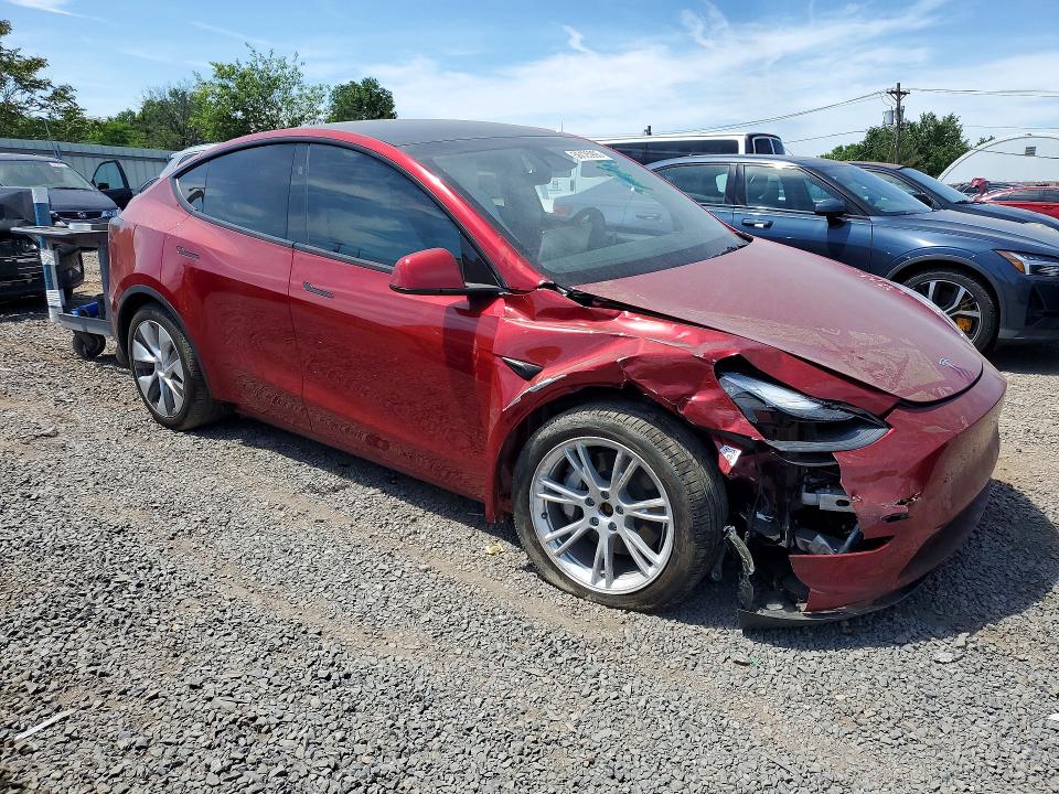 2024 Tesla Model y VIN 7SAYGDEE3RA274589 COPART salvage auction — FRONT END, Nj - Cert Of Title-Salvage, sold $12,000 on 2026-07-31 (photo 4)
