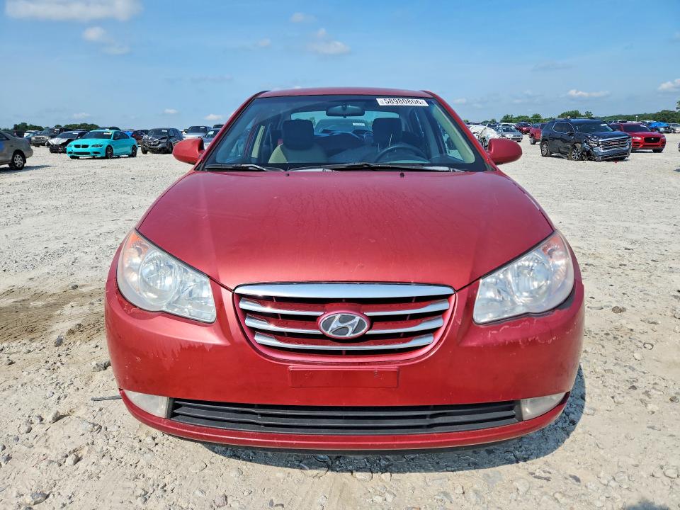 2010 Hyundai Elantra VIN KMHDU4AD2AU952504 COPART salvage auction — REAR END, Ga - Cert Of Title-Salvage, sold $425 on 2026-07-29 (photo 5)