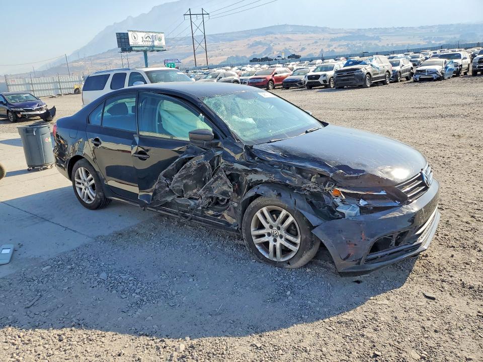 2015 Volkswagen Jetta VIN 3VW2K7AJ0FM350654 COPART salvage auction — FRONT END, UT - SALVAGE CERTIFICATE, sold $400 on 2026-08-03 (photo 4)