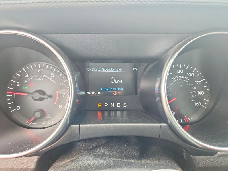 2019 Ford Mustang VIN 1FA6P8TH3K5163095 COPART salvage auction — FRONT END, Tx - Salvage Vehicle Title, sold $70 on 2026-07-23 (photo 9)