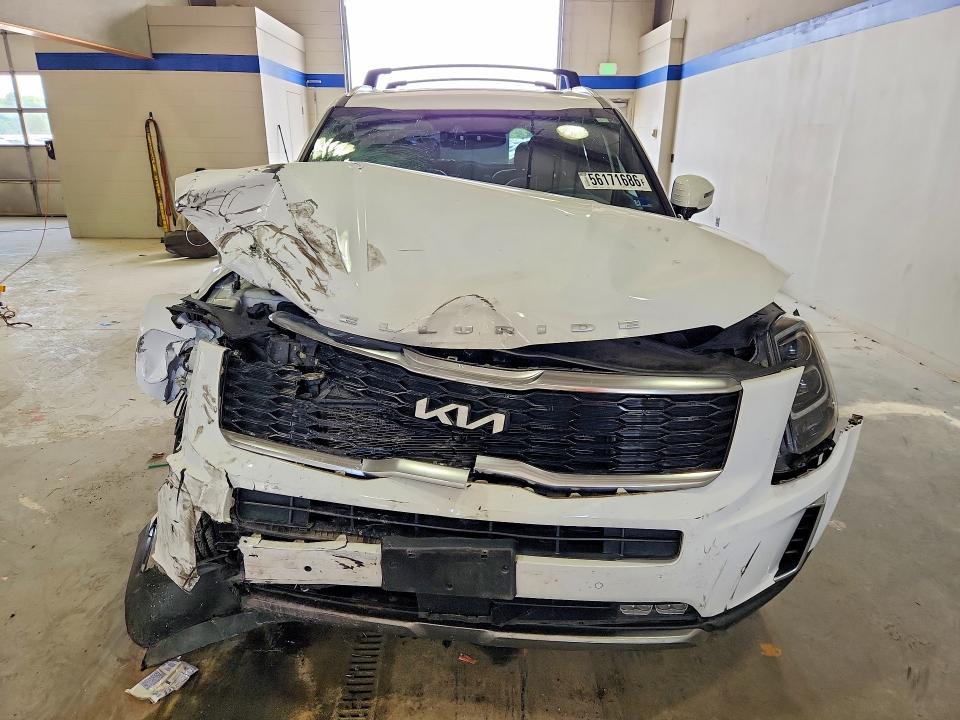2022 Kia Telluride VIN 5XYP54HC6NG281406 COPART salvage auction — FRONT END, Va - Cert Of Title - Salvage, sold $5,200 on 2026-07-10 (photo 5)