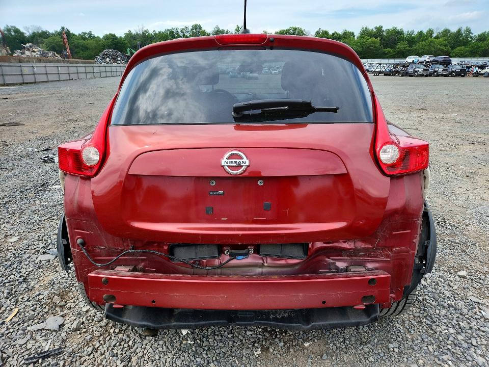 2012 Nissan Juke VIN JN8AF5MV6CT120981 COPART salvage auction — REAR END, Nj - Cert Of Title-Salvage, sold $950 on 2026-07-07 (photo 6)