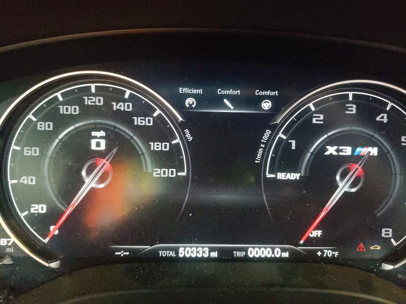 2020 BMW VIN 5YMTS0C02L9B60040 COPART salvage auction — FRONT END, Ct - Cert Of Title-Salvage, sold $14,100 on 2026-07-14 (photo 9)