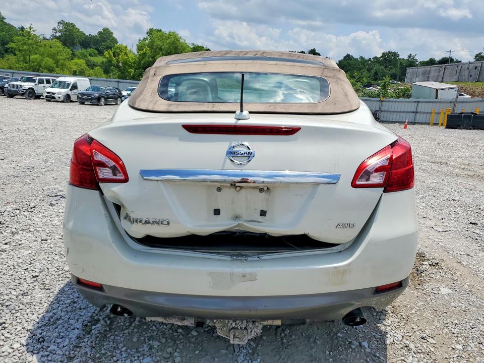 2011 Nissan Murano VIN JN8AZ1FY3BW001189 COPART salvage auction — REAR END, Ky - Bill Of Sale/Part Only/No Titl, sold $275 on 2026-07-17 (photo 6)