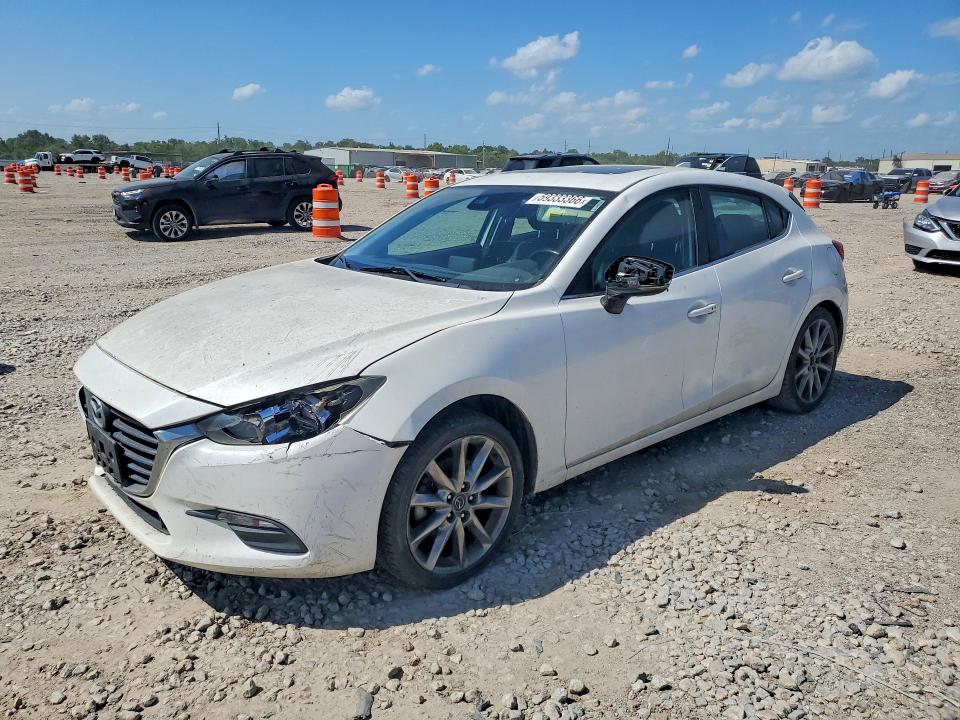 2018 Mazda 3 VIN 3MZBN1L34JM164840 COPART salvage auction — FRONT END, Ca - Certificate Of Title, sold $1,700 on 2026-07-09 (photo 1)