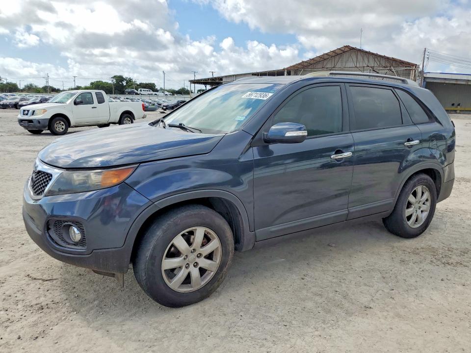 2013 Kia VIN 5XYKT4A60DG327721 COPART salvage auction — REAR END, Tx - Salvage Vehicle Title, sold $50 on 2026-07-21 (photo 1)