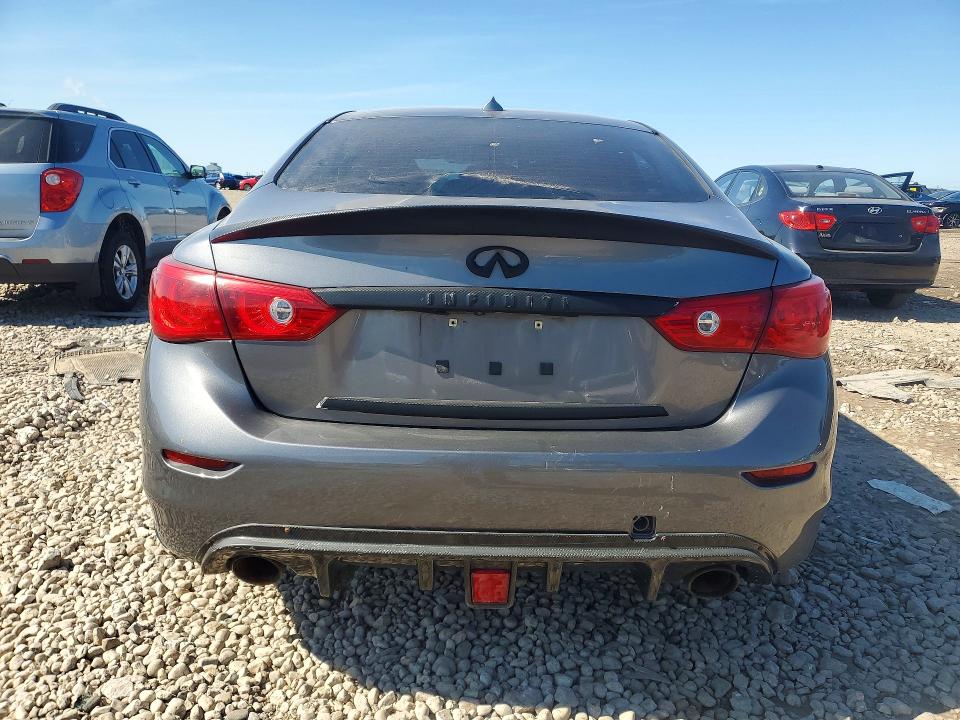 2015 Infiniti VIN JN1BV7AR0FM408762 COPART salvage auction — FRONT END, Il - Salvage Certificate, sold $750 on 2026-07-29 (photo 6)